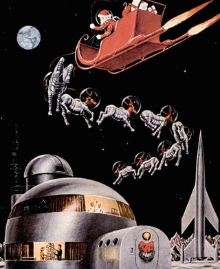 Illustration for article titled The Most Surreal Holiday Cards Ever Printed